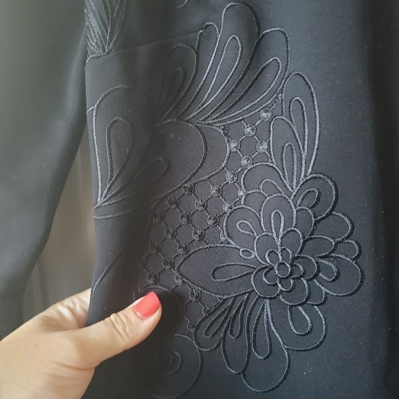 Kobi Halperin Designer Dress NWT M BLK - Picture 5 of 8